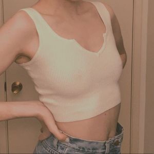 UO ribbed crop top